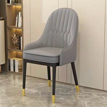 가벼운 럭셔리 의자 레스토랑 호텔 실내 카페 다양한 장소의 간단한 등받이 의자, 그레이