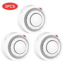 화재 경보기 연기 감지기 수신기 스마트 홈 보안 보호 지그비 30 투야 모바일 경보 센서 6 개, 03 Zigbee-3Pcs, Zigbee-3Pcs