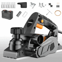 고출력 전기 대패 모따기 다용도 측면 석고 나무 전동 공구 수입 자동 목수 도구 기계, 옵션1.보급형 가방+예비날3세트