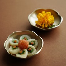 놋담 방짜유기 유기 봄꽃찬기 1호 1+1, 단일속성