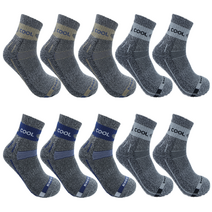 브리즈 남성용 단목 등산양말 10켤레, 랜덤발송