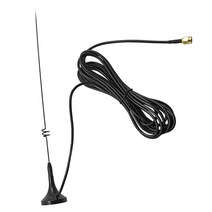 MTSHOP UT-108UV 라디오 안테나 SMA-남성 듀얼 밴드 VHF+UHF(144/430Mhz) 호환 양방향 라디오 워키토키용 자기 차량 장착 안테나., 설명, 설명, 설명