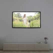 접이식 휴대용 간편보관 이동형 빔프로젝터 스크린(159x90cm) (16 9비율), 상세페이지 참조