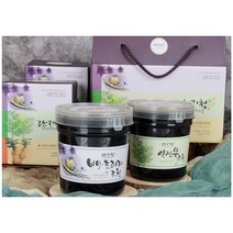 단지청 인진쑥 조청 1k + 배도라지 조청1k 국내산 발효 전통식품 환절기 온가족 간식 음료 요리 잼 아이스티 추천, 1kg, 1개