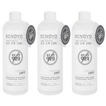 디노보 살균 소독 100도씨 리필액 500ml 75% 무변성에탄올 살균스프레이 뿌리는 살균소독제, 2+1개