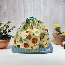 에꾸뜨 캐릭터 준비물 소품 여행 조리개 주머니 파우치(XL)