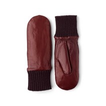 헤스트라 티나 헤어쉽 양가죽 다크 레드 19491 570 여성 겨울 가죽 장갑 376641