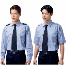 경신 KSK 2302 춘추 작업복 근무복 경비복 경호 스트라이프 줄무늬 셔츠 남방 상의, KSK 2302(긴팔), 2XL(105), 2XL(105)