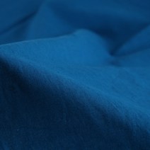 굿팡패브릭 대폭 11수 워싱린넨 무지 터키블루(4502298)