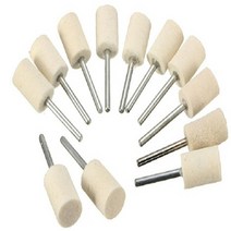 양모추/ 양모추지석 추양모 빠우 광택 폴리싱, ￠8-15 (샹크3mm)