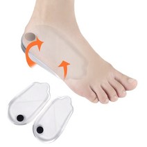 다리 체형교정 키커지는법 숨은찾기자석 실리콘 젤 orthotic heel pad x, s eu26-34 키즈