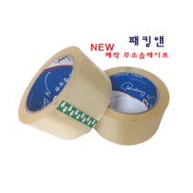 패킹앤 무소음 박스 테이프 50M 투명 OPP 중포장 저소음 조용한 이삿짐 포장 택배용 수출용, 50개(1박스)