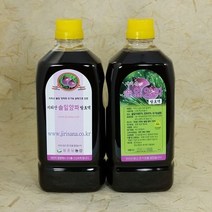 청운당농산 지리산 솔잎양파 발효액 2병 양파청 빨간 자색 양파즙, 900ml
