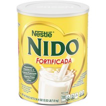Nestle NIDO Fortificada Dry Milk Drink 네슬레 니도 밀크 파우더 우유 분말 1.6kg, 한세트(1통)