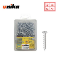 유니카 논프라피스 나사못 콘크리트피스 타일 직결 (칼블럭없이 사용가능), (냄비머리) P-425-SDN (4X25mm)