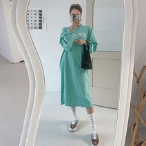 러블리감성 / 봄코디 오버핏 로양 롱 우너피스