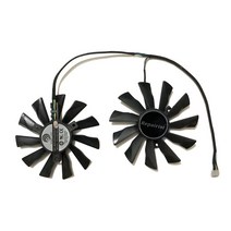 GTX760 PLD10010S12HH 그래픽 카드 팬 MSI GTX780 GTX 750 760 770 780 트윈 Frozr IV VGA 교체용 2 개/, 한개옵션0