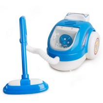 가전 주방 장난감 커피 머신 토스터 믹서기 진공 청소기 어린이 요리 완구 가상 놀이, Blue vacuum cleaner