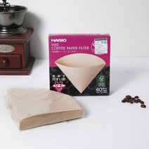 커피 필터지 하리오 V60, ↖◈◈↗필터 40매(대)↖◈◈↗