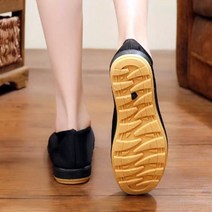 블랙 무술 쿵푸 신발 고무 밑창 태극권 스니커즈 중국 전통 올드 베이징 신발 날개형 천 가라테, [03] 37