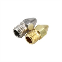 Zortrax-M200 노즐 0.2 / 0.4/0.5mm 황동/스테인레스 스틸 보어 나사산 M6 프린터 용 헤드 1 개, 03 Brass 0.4