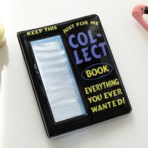 스크랩북 포토북만들기 앨범 사진첩 64 포켓 4 연속 촬영 앨범 Kpop 카드 바인더 편지 북마크 수집 도서 홀, 01 Black