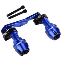혼다 PCX125 포르자300 350 배기관 머플러 슬라이더 프론트 포크 가드 보호 튜닝, 배기관블루(PCX）개