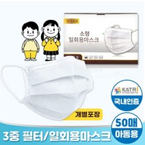 기타 멜트블로운 MB필터 일회용 덴탈마스크 50매 소형/개별포장/여름용/국내인증, 단품