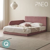 프네오 쉬고02 벨로아 저상형 패밀리침대 프레임 Q +가드1 YS22254, L_미스티로즈_22254
