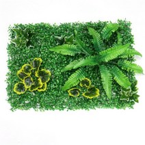 3D 녹색 인공 식물 벽 패널 플라스틱 야외 잔디 카펫 장식 40x60cm 웨딩 배경 파티 정원 꽃