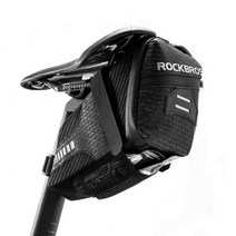 락브로스 자전거가방 안장가방 새들백 싯포스트백 생활방수 C29-BK, 1개