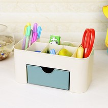 [여로] 홈러브 소품 정리함(블루) 수납함 DIY 다용도 케이스 정리대 화장대 소품함 화장품 책상정리, 상세페이지 참조, 상세페이지 참조