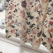 [대폭] 바이오워싱린넨 - 겐죠빅플라워 / 침구류 홈패션 인테리어 소품