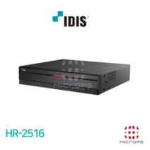 아이디스 HR-2516_16CH_5MP_4TB 장착_2BAY_TVI 녹화기