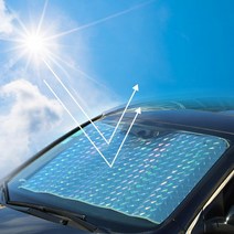 차량 자외선차단 초간편 햇빛가리개 운전석 앞유리 썬블록 SUV 승용차 전차종, 중형및SUV전용