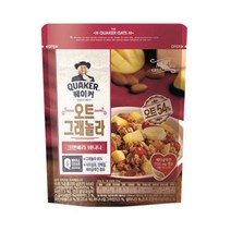퀘이커 오트그래놀라 크랜베리바나나 200g 6개, 퀘이커 오트그래놀라 크랜베리바