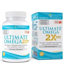 노르딕네추럴스 얼티메이트 오메가 2X 1120mg 스트로베리 향 작은캡슐 30일분 60캡슐 x 1통