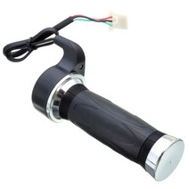 전기 자전거스쿠터오토바이 속도 가스 핸들스로틀액셀러레이터 12v 24v 36v 48v, 없음
