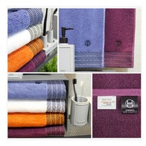 송월호텔커넥션 어로우40 송월타월 무료 인쇄 포장 답례품 수건 판촉물 개업 칠순 행사, 주황