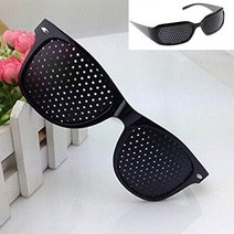 휴대용 눈건강 시력 관리 시력강화 선그라스 눈운동 핀홀 안경