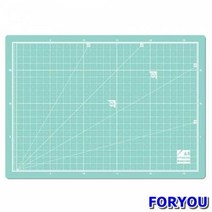 ForU404 윈스타 반투명커팅매트 PVC A4 그린 박스 50개 문구용품 컷팅매트