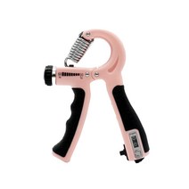 무소음 논슬립 악력기 강도조절 카운터 4컬러, 핑크