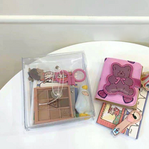 투명 파우치 화장품파우치 여행파우치 사각 PVC 세면 미니