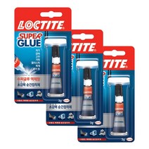 록타이트 슈퍼글루 3g X3