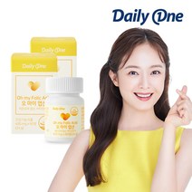 데일리원 전소민 오 마이 엽산 400mg 60정, 2통