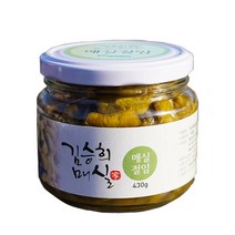 신지식 농업인 김승희매실가 광양 매화마을 매실절임 430g (유리병), 1개