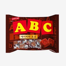 칠성 발렌타인데이 초콜릿 초콜렛 롯데 ABC초콜릿 대용량간식 간식세트 사무실간식 72G 4개, 1세트