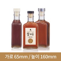 고품격 경진납작 사각기름병 200ml 콜크(A), 플라스틱콜크, 1개