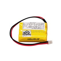 제이엔에스 소방배터리 3.6V AA600mAh(1x3)-H09L 예비전원, 1개입, 1개