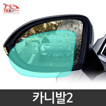 TKB 카니발2 나노코팅 사이드미러 발수코팅필름 김서림 눈부심 방지 방수필름, 외부 발수필름-대 30x35cm